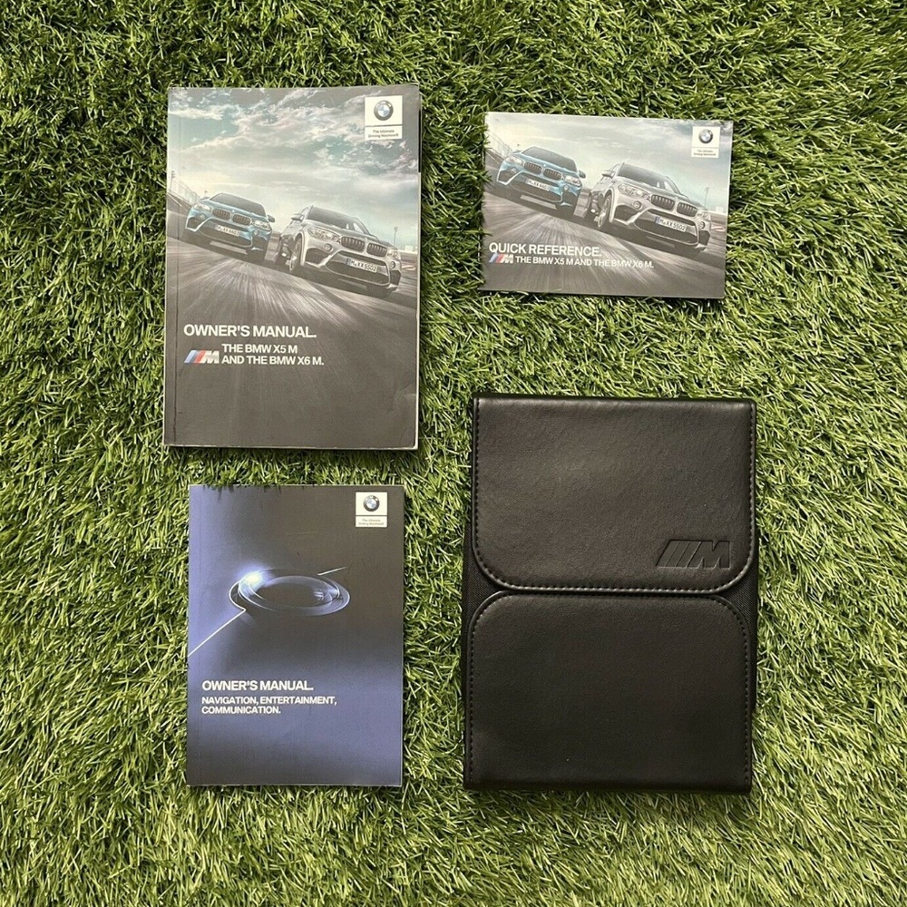 2019 BMW X5M X6M Owners Manual w/ Navigation 4.4L 3.0L
